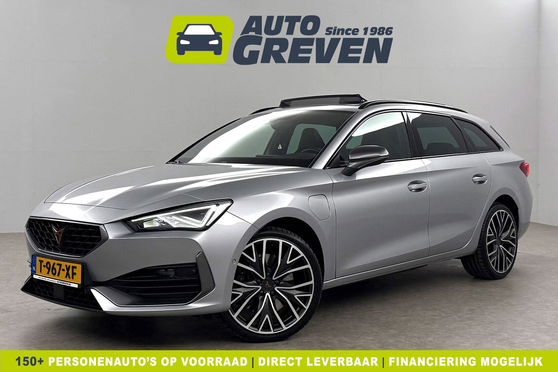 CUPRA Leon Sportstourer 1.4 e-Hybrid VZ Performance 245PK Pano Memory Sfeerverl. LED Camera Carplay Virtual Clima Cruise 19"LMV Navi PDC