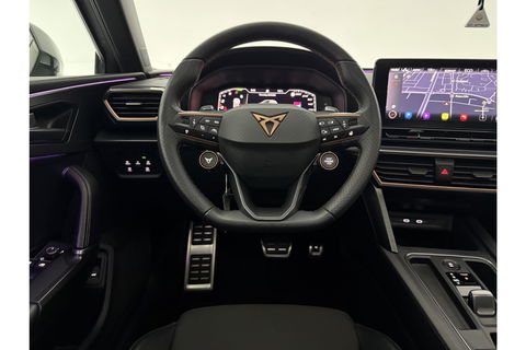 CUPRA Leon Sportstourer 1.4 e-Hybrid VZ Performance 245PK Pano Memory Sfeerverl. LED Camera Carplay Virtual Clima Cruise 19"LMV Navi PDC