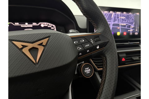 CUPRA Leon Sportstourer 1.4 e-Hybrid VZ Performance 245PK Pano Memory Sfeerverl. LED Camera Carplay Virtual Clima Cruise 19"LMV Navi PDC