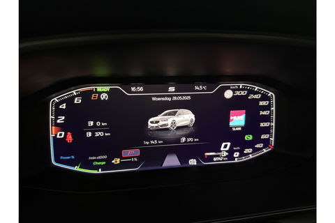 CUPRA Leon Sportstourer 1.4 e-Hybrid VZ Performance 245PK Pano Memory Sfeerverl. LED Camera Carplay Virtual Clima Cruise 19"LMV Navi PDC