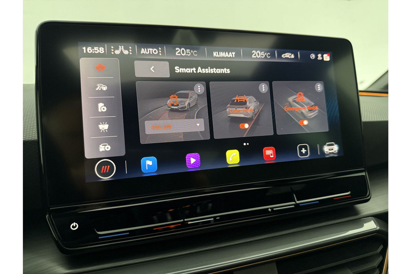 CUPRA Leon Sportstourer 1.4 e-Hybrid VZ Performance 245PK Pano Memory Sfeerverl. LED Camera Carplay Virtual Clima Cruise 19"LMV Navi PDC