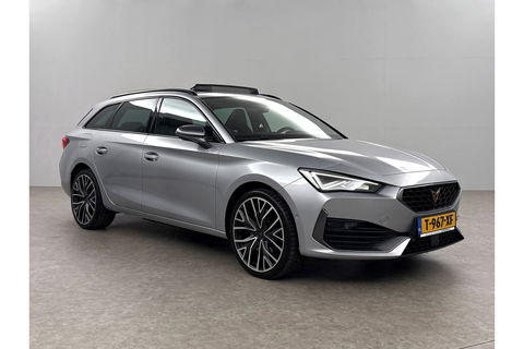 CUPRA Leon Sportstourer 1.4 e-Hybrid VZ Performance 245PK Pano Memory Sfeerverl. LED Camera Carplay Virtual Clima Cruise 19"LMV Navi PDC