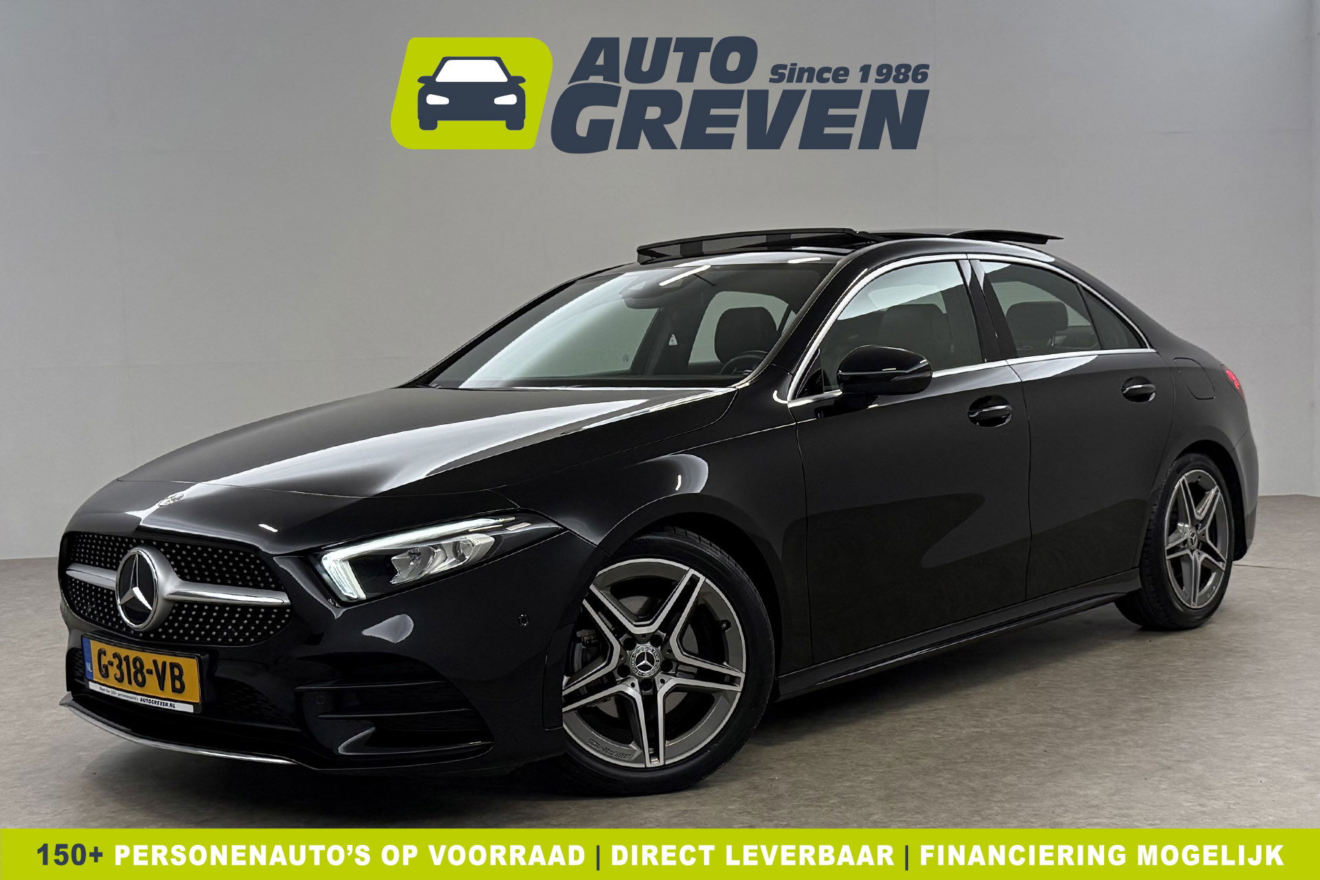 Mercedes-Benz A-Klasse 200 AMG 164PK Pano LED Virtual Clima Cruise Camera Carplay Navi PDC 18"LMV