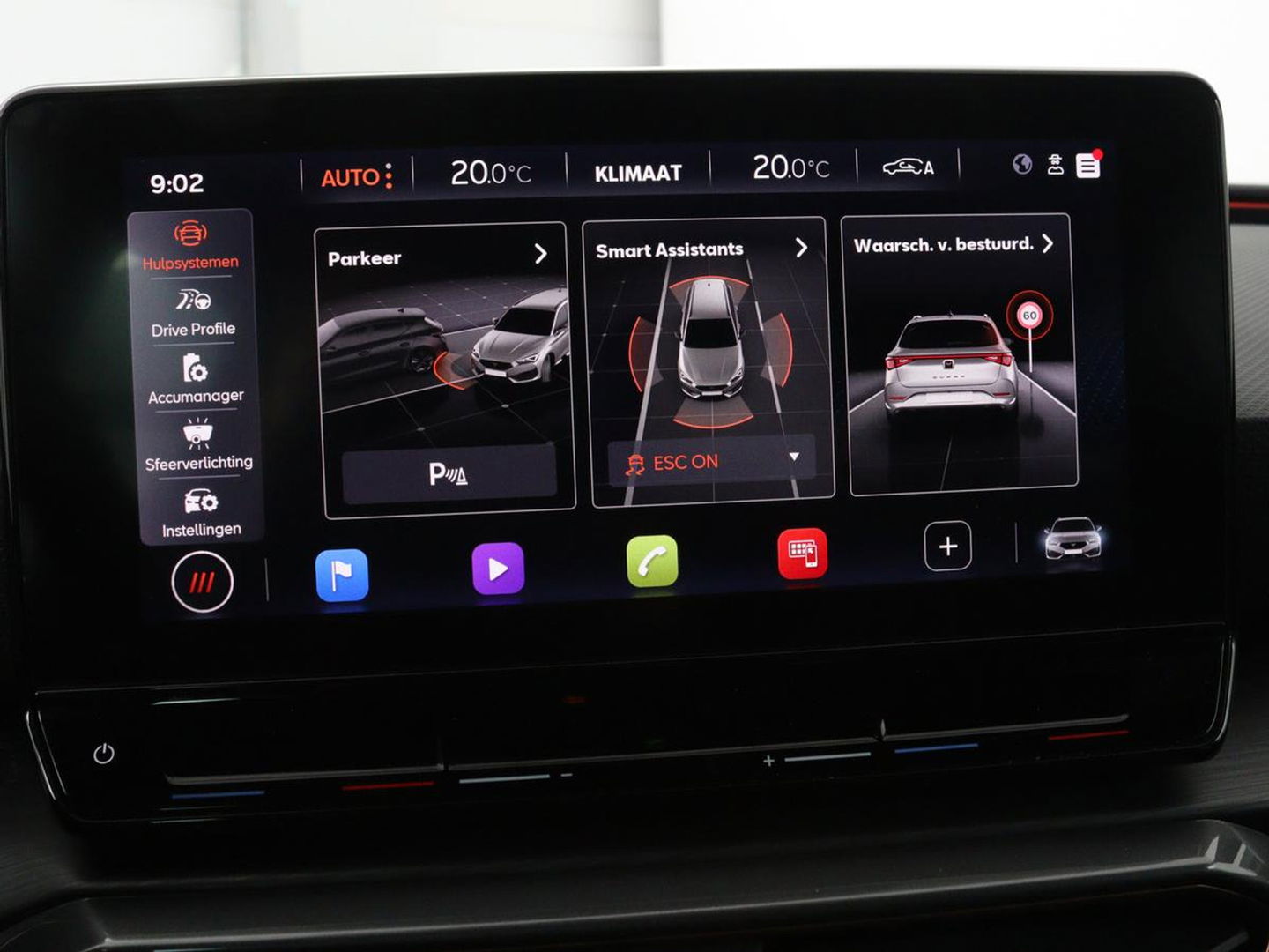 CUPRA Leon 1.4 e-Hybrid | Carplay | Stuurverwarming | Navigatie | Sfeerverlichting | Full LED | Keyless | Sportstoelen | Parkeerhulp | PHEV