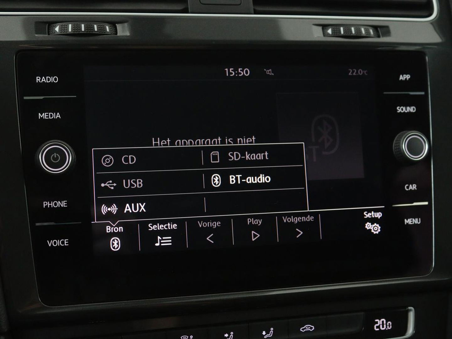 Volkswagen Golf 1.0 TSI Comfortline | Active Info Display | Carplay | Adaptive cruise | Climate control | Parkeerhulp | Bluetooth | LED