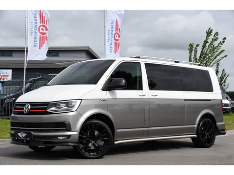 Volkswagen Transporter 2.0 TDI L2H1 DC Highline Adaptieve Cruise, Camera, 204PK, Automaat, LED, Electrische deur, Leder, Uniek!