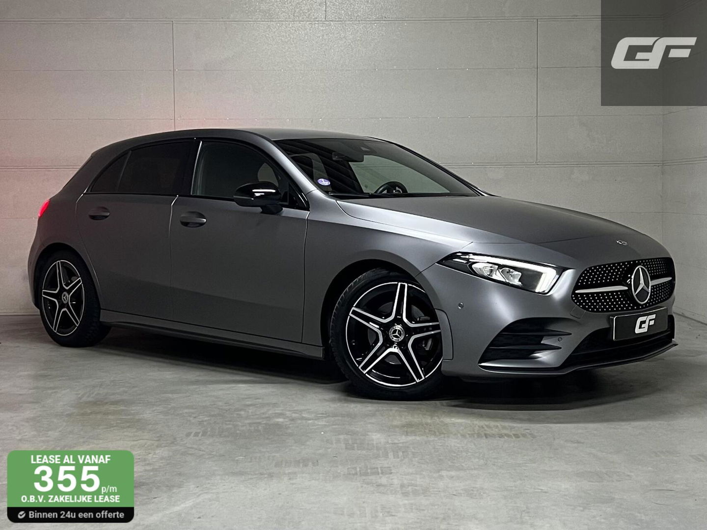 Mercedes-Benz A-Klasse 180 AMG Matgrijs Sfeerverlichting Carplay