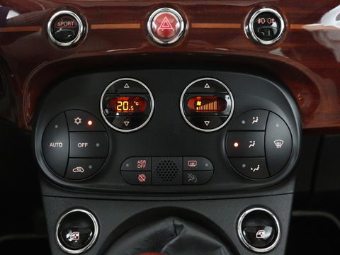Fiat 500 0.9 TwinAir Turbo Riva | Panoramadak | Leder | Climate control | Navigatie | Cruise control | Parkeerhulp | NR. 002/100