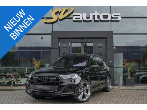 Audi Q7 55 TFSIe 380pk Quattro Panoramadak Luchtvering RS-Leder ACC BlackOptic VirtualCockpit Navi-High Matrix Keyless Camera 22''