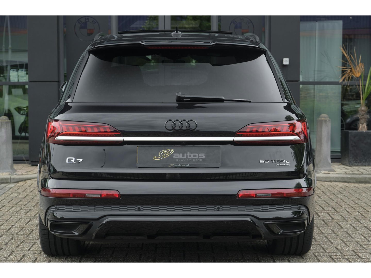Audi Q7 55 TFSIe 380pk Quattro Panoramadak Luchtvering RS-Leder ACC BlackOptic VirtualCockpit Navi-High Matrix Keyless Camera 22''