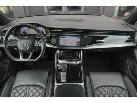Audi Q7 55 TFSIe 380pk Quattro Panoramadak Luchtvering RS-Leder ACC BlackOptic VirtualCockpit Navi-High Matrix Keyless Camera 22''