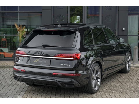 Audi Q7 55 TFSIe 380pk Quattro Panoramadak Luchtvering RS-Leder ACC BlackOptic VirtualCockpit Navi-High Matrix Keyless Camera 22''