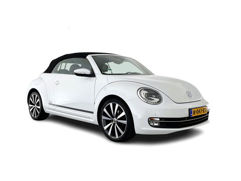 Volkswagen Beetle Cabriolet 1.6 TDI Design Cup Aut. *LUXURY-LEATHER | FENDER-AUDIO | CARPLAY | COMFORT-SEATS | HEATED-SEATS | ECC | SHIFTPADDLES | PDC | AIRSCARF | CRUISE | 19''ALU*
