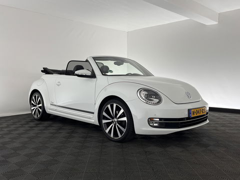 Volkswagen Beetle Cabriolet 1.6 TDI Design Cup Aut. *LUXURY-LEATHER | FENDER-AUDIO | CARPLAY | COMFORT-SEATS | HEATED-SEATS | ECC | SHIFTPADDLES | PDC | AIRSCARF | CRUISE | 19''ALU*