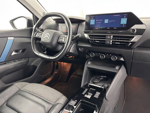Citroën Ë-C4 Shine 50 kWh [ 3-Fase ] *HEAD-UP | FULL-LED | LEATHER-MICROFIBRE | CAMERA | DIGI-COCKPIT | NAVI-FULLMAP | KEYLESS | COMFORT-SEATS | ECC | LANE-ASSIST | PDC | CCS-FASTLOADER | CRUISE | CARPLAY | 18''ALU*