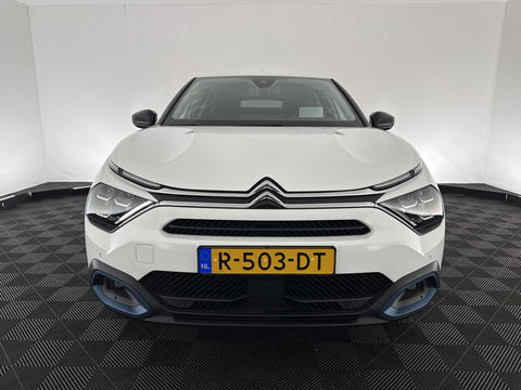Citroën Ë-C4 Shine 50 kWh [ 3-Fase ] *HEAD-UP | FULL-LED | LEATHER-MICROFIBRE | CAMERA | DIGI-COCKPIT | NAVI-FULLMAP | KEYLESS | COMFORT-SEATS | ECC | LANE-ASSIST | PDC | CCS-FASTLOADER | CRUISE | CARPLAY | 18''ALU*