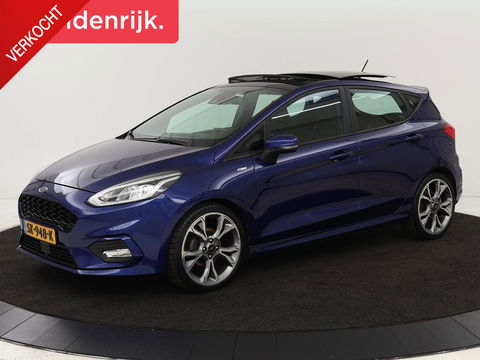 Ford Fiesta 1.0 EcoBoost ST-Line | Panoramadak | Stoel & stuurverwarming | Carplay | Navigatie | Climate control | Cruise control | Parkeerhulp