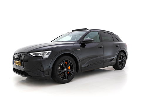 Audi e-tron 50 quattro Launch edition Black 71 kWh (INCL-BTW) *PANO | 1/2LEATHER | DIGI-COCKPIT | FULL-LED | MEMORY-PACK | ADAPTIVE-CRUISE | SPORT-SEATS | NAVI-FULLMAP | HEATED-SEATS | KEYLESS | SHIFT-PADDLES*