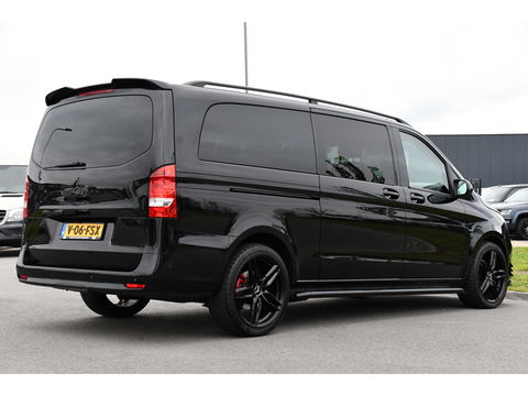 Mercedes-Benz Vito 119 CDI L3 DC Black Edition Cruise, Camera, Carplay, Leder, 190PK, LED, 2x Elektrische Schuifdeur, Uniek!
