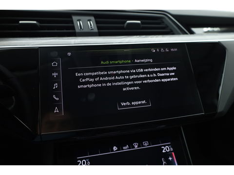 Audi e-tron e-tron 55 quattro advanced 95 kWh | Pano | HUD | Soft Close | Bang & Olufsen | Stoelventilatie | Afn. Trekhaak