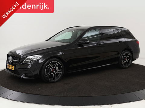 Mercedes-Benz C-Klasse 160 Business Solutions AMG | Stoelverwarming | Trekhaak | Leder/Alcantara | Camera | Navigatie | Park Assist | Full LED | Climate control