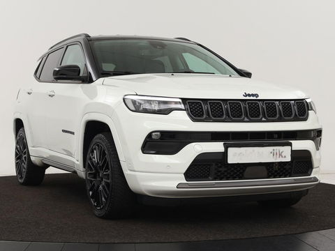 Jeep Compass 4xe 240 Plug-in Hybride Electric S | Leder | Stoel & stuurverwarming | Camera | Adaptive cruise | Carplay | Navigatie