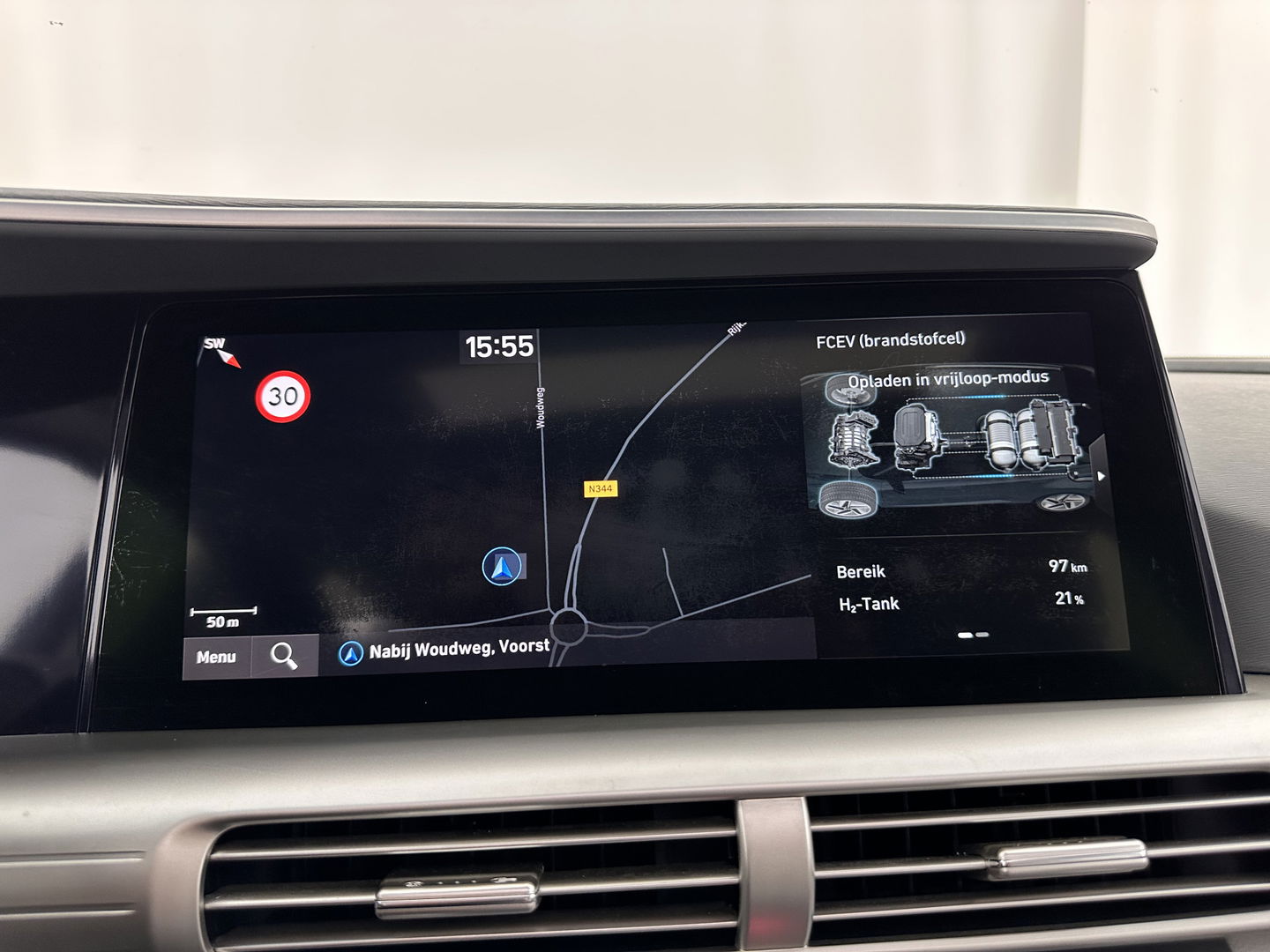 Hyundai NEXO FCEV Plus Pack [ HYDROGENIUM ] (INCL-BTW) (WATERSTOF) *PANO | NAPPA-FULL-LEATHER | NAVI-FULLMAP | ADAPT.CRUISE |  FULL-LED | KEYLESS | DAB |  KRELL-AUDIO | DIGI-WIDESCREEN-COCKPIT | SURROUND-VIEW | SHIFT-PADDLES | COMFORT.