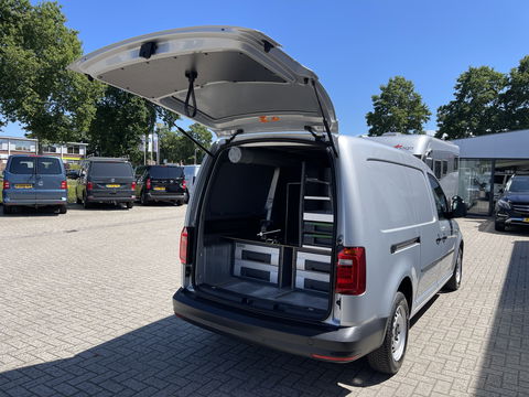 Volkswagen Caddy 2.0 TDI 102pk L2H1 BMT Maxi Comfortline / vaste prijs rijklaar € 14.950 ex btw / lease vanaf € 252 / airco / cruise / navi / achterklep / Bott ingerichte laadruimte !