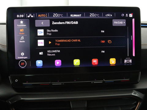 CUPRA Formentor 2.0 TSI VZ | 310pk | Panoramadak | Leder | Trekhaak | Stoel & stuurverwarming | Carplay | Adaptive cruise | Camera | Keyless | Full LED | Sportstoelen