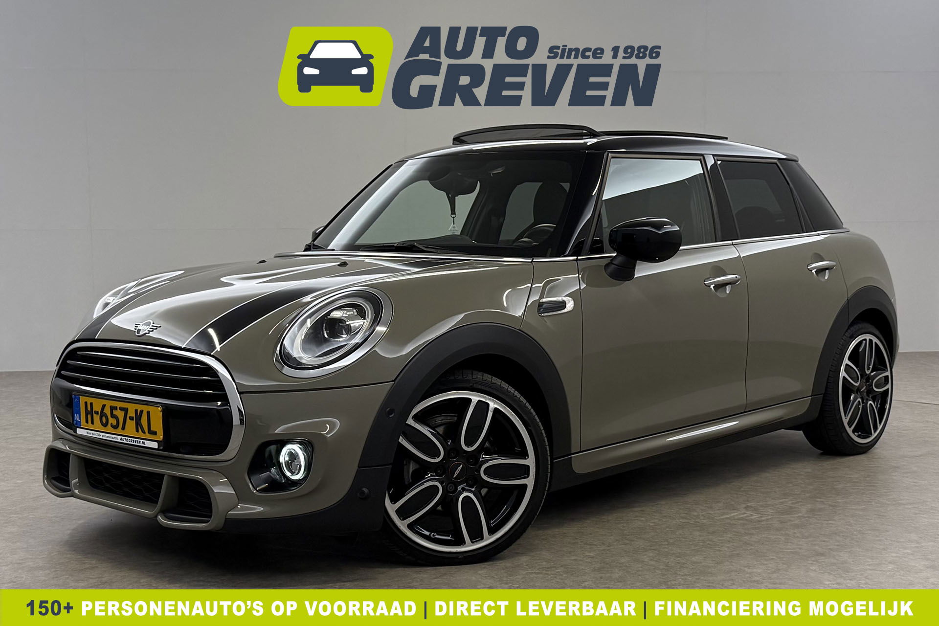 MINI Cooper 1.5 JCW PACK Pano | harman/kardon | LED Carplay Clima Cruise Navigatie PDC 18"LMV Stoelverwarming