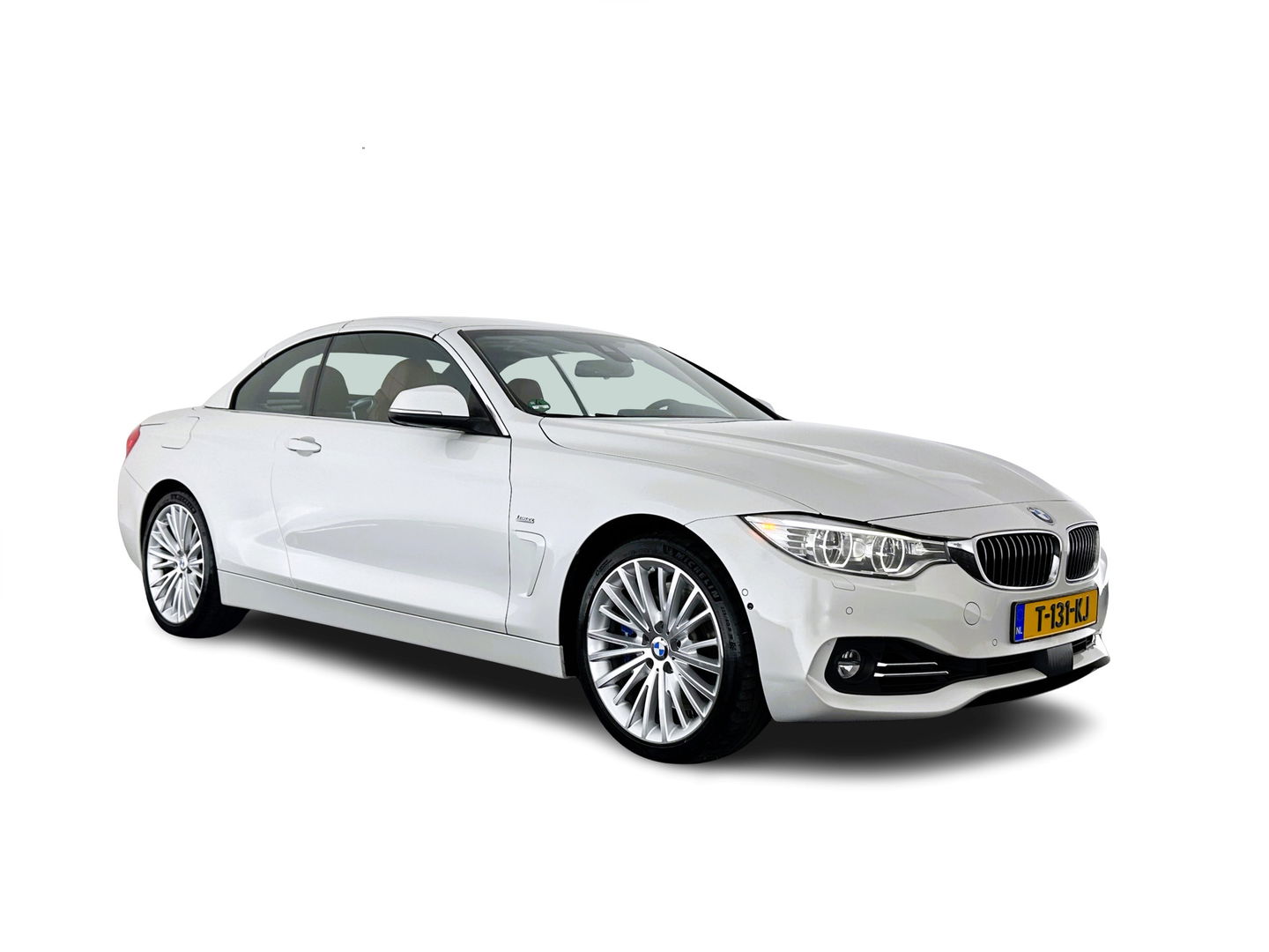 BMW 4 Serie Cabrio 435d xDrive Centennial High Executive Aut. *HEAD-UP | FULL-LEATHER | FULL-LED | ADAPTIVE-CRUISE | MEMORY-PACK | AIR-SCARF | BLIND-SPOT | HIFI-SOUND | KEYLESS | DAB+ | SPORT-SEATS | CAMERA | NAVI-FULLMAP | 19''ALU*