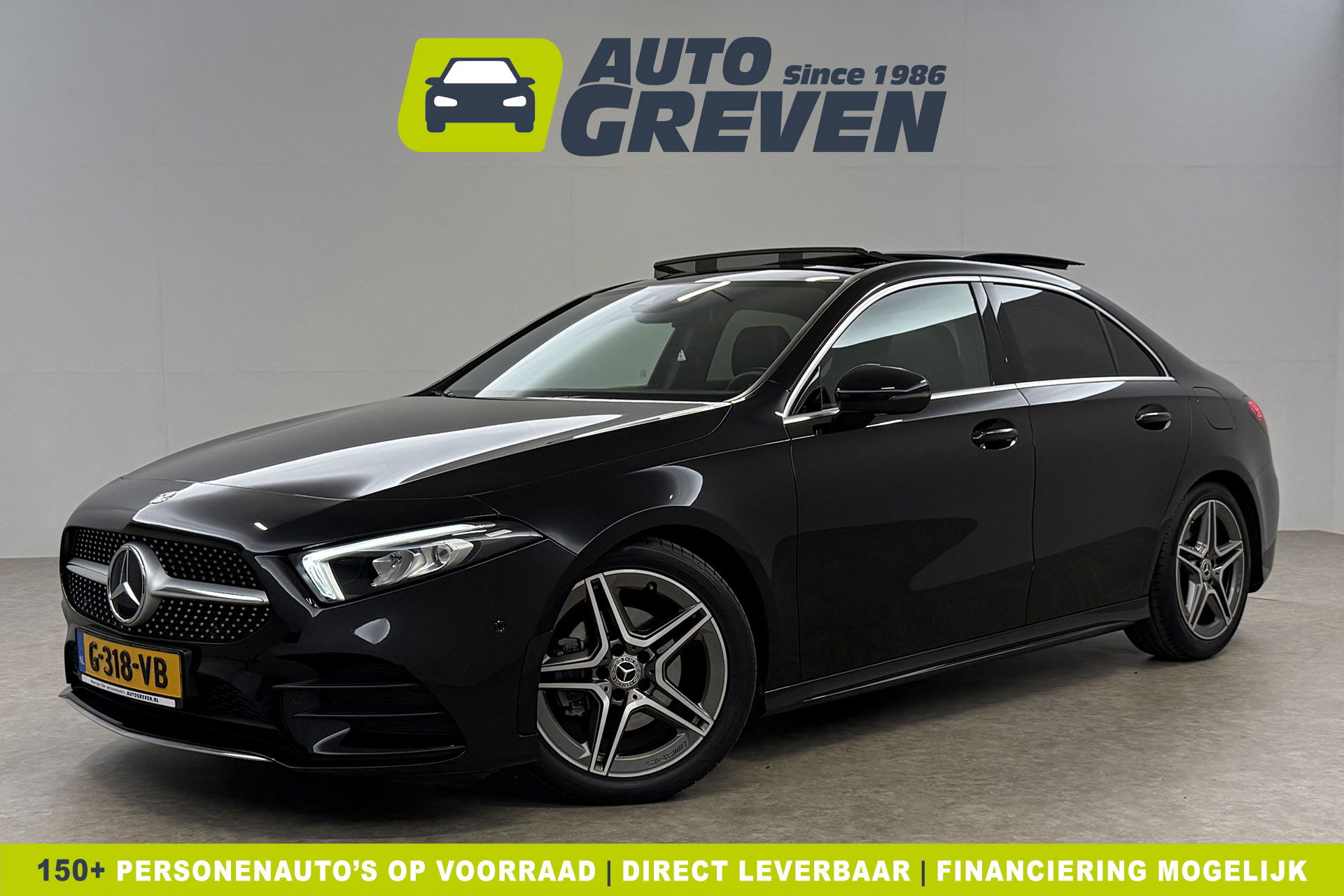 Mercedes-Benz A-Klasse 200 AMG 164PK Pano LED Virtual Clima Cruise Camera Carplay Navi PDC 18"LMV