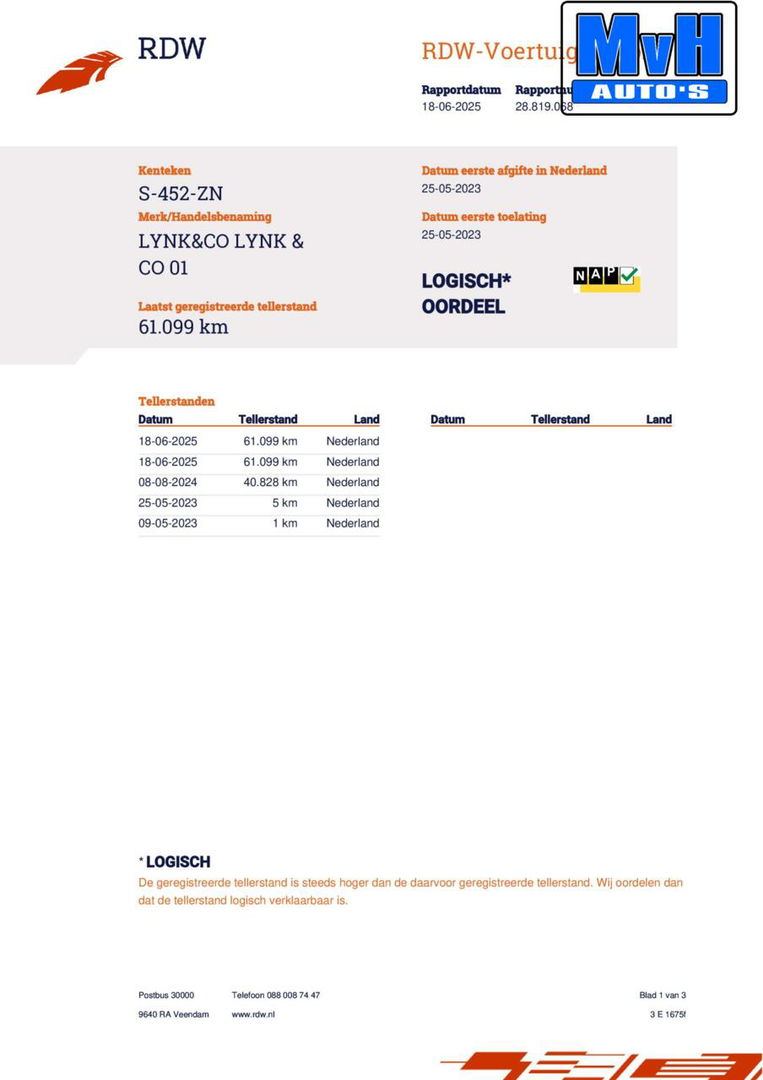 Lynk & Co 01 1.5 Hybride|ZWARTE.HEMEL|LEER|262PK|360°CAM|NAP