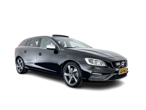Volvo V60 2.4 D6 Twin Engine R-Design Aut. *PANO | LUXURY-LEATHER | BI-XENON | PREMIUM AUDIO | NAVI-FULLMAP | MEMORY-PACK | HEATED-COMFORTSEATS | TOWBAR | ECC | PDC | CRUISE | 18''ALU*