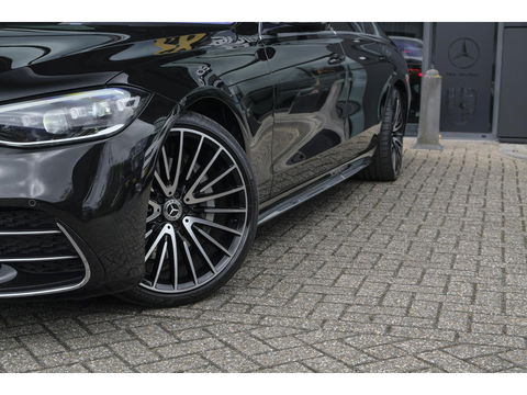 Mercedes-Benz S-Klasse S580e Lang AMG 510pk Panoramadak *BTW* 4-wielsturing Leder exclusief Burmester 21" LMV