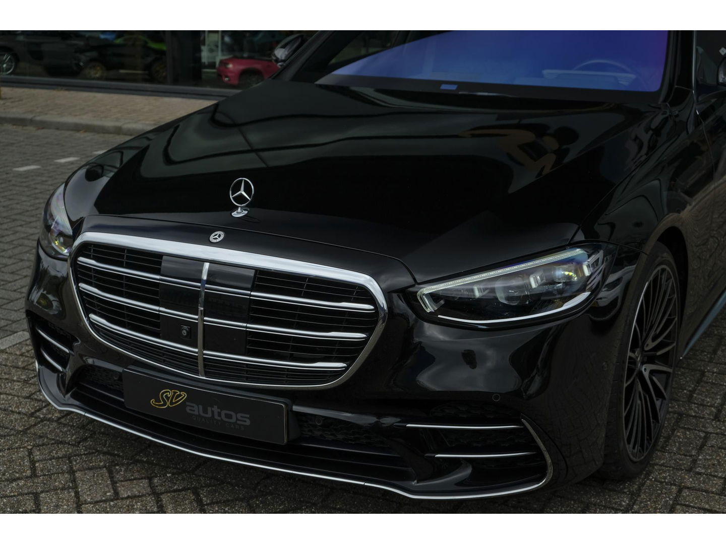 Mercedes-Benz S-Klasse S580e Lang AMG 510pk Panoramadak *BTW* 4-wielsturing Leder exclusief Burmester 21" LMV