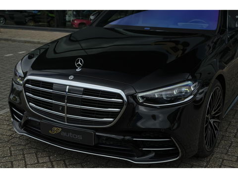 Mercedes-Benz S-Klasse S580e Lang AMG 510pk Panoramadak *BTW* 4-wielsturing Leder exclusief Burmester 21" LMV