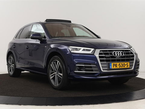 Audi Q5 2.0 TFSI quattro Launch Edition | 1e eigenaar | Panoramadak | Leder | Adaptive cruise | 360 camera | Luchtvering | Stoelverwarming | Navigatie | Elektrische stoelen | Virtual Cockpit | Full LED