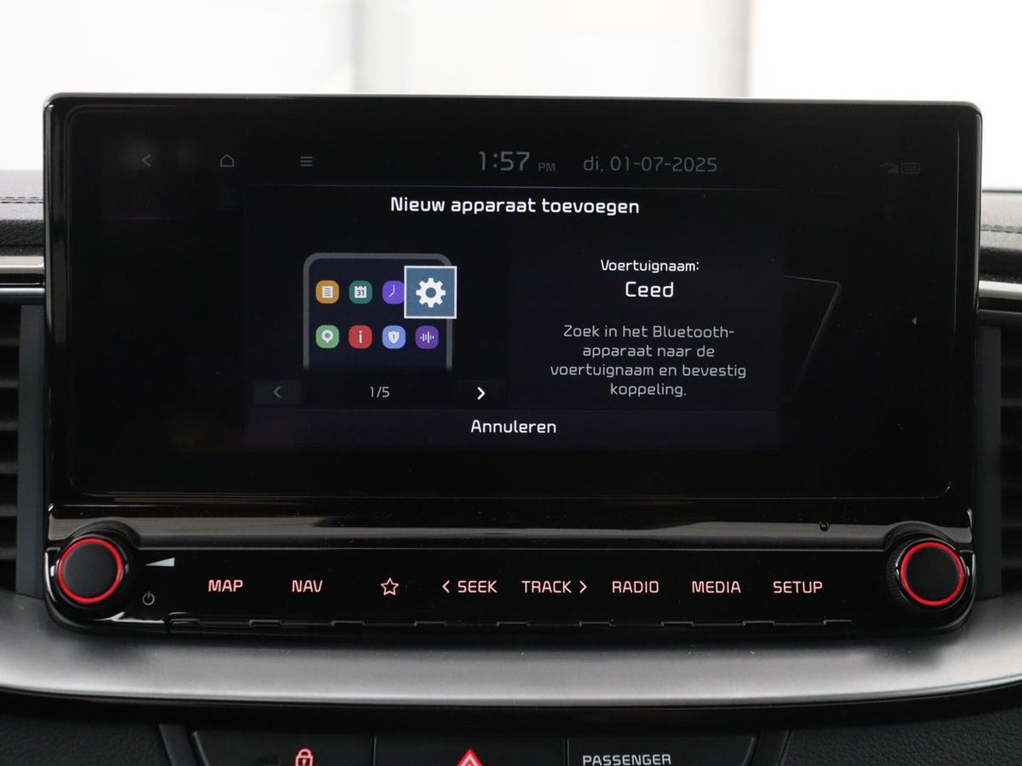 Kia Ceed 1.0 T-GDi GT-Line | Panoramadak | Stoel & stuurverwarming | Leder/Alcantara | Carplay | Camera | Full LED | Keyless | Navigatie