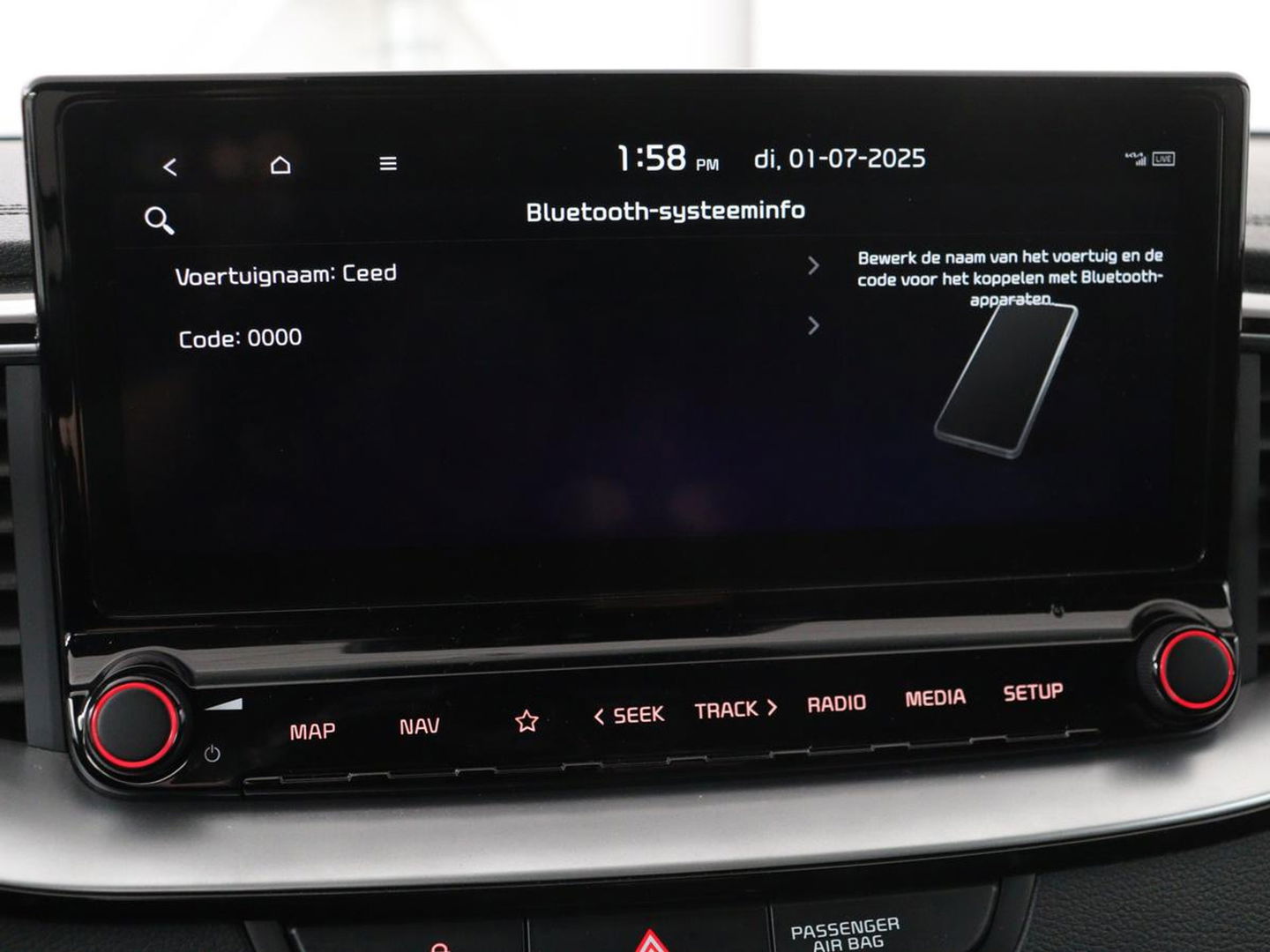Kia Ceed 1.0 T-GDi GT-Line | Panoramadak | Stoel & stuurverwarming | Leder/Alcantara | Carplay | Camera | Full LED | Keyless | Navigatie