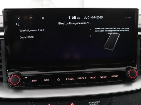 Kia Ceed 1.0 T-GDi GT-Line | Panoramadak | Stoel & stuurverwarming | Leder/Alcantara | Carplay | Camera | Full LED | Keyless | Navigatie