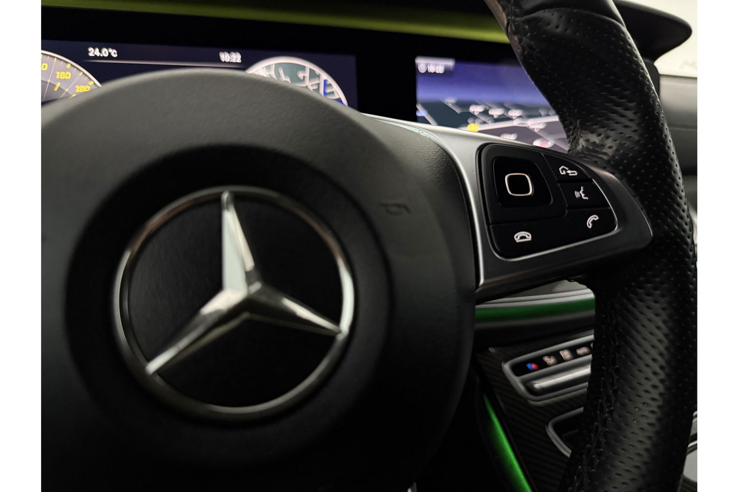 Mercedes-Benz E-Klasse 300 AMG 245PK Burmester Sfeer LED 360Camera Carplay Memory Virtual Clima Cruise Navi PDC 19"LMV
