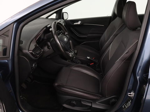 Ford Fiesta 1.0 EcoBoost Vignale | 125pk | Stoel & stuurverwarming | Half leder | B&O Sound | Trekhaak | Carplay | Keyless | Camera | Climate control | Park Assist | Cruise control | Navigatie