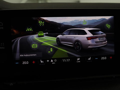 Škoda Octavia 1.4 TSI RS iV PHEV Business | Panoramadak | Leder/Alcantara | Adaptive cruise | Massage | Camera | Side Assist | Matrix LED | Carplay | Memory | Navigatie