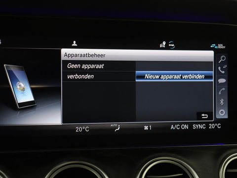 Mercedes-Benz E-Klasse 200 Business Solutions | Leder | 360 camera | Stoelverwarming | Carplay | Matrix LED | Widescreen | Park Assist | Navigatie | Memory