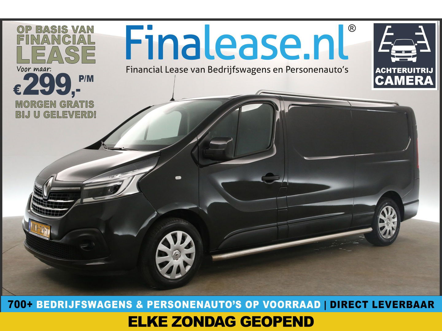 Renault Trafic 2.0 dCi T29 L2H1 Airco Camera Cruise Navigatie LED PDC 3 Persoons Elektrpakket