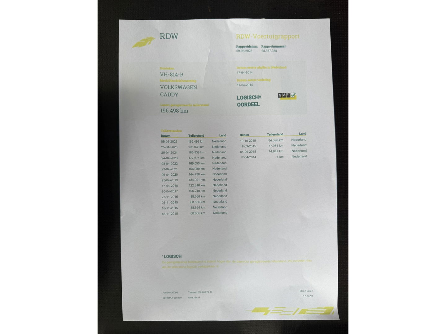 Volkswagen Caddy 1.6 TDI Maxi BMT Trekhaak omvormer serviceauto
