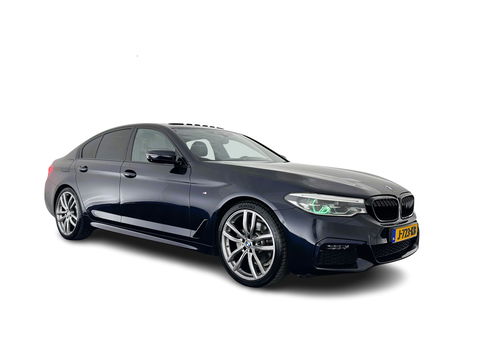 BMW 5 Serie 520d xDrive High Executive Aut. *PANO | FULL-LEATHER | FULL-LED | HEAD-UP | DIGI-COCKPIT | NAVI-FULLMAP | TOP-VIEW | MEMORY-PACK | ECC | PDC | CRUISE | 20''ALU | TOWBAR*