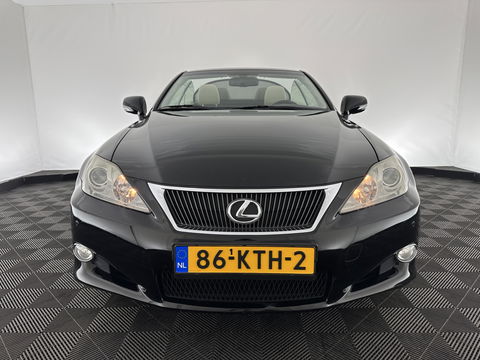 Lexus IS Cabriolet 250C Luxury AUT. * LUXURY-LEATHER | NAVI-FULLMAP | KEYLESS | PDC | SHIFT-PADDLES | CRUISE | ECC | HEATED-SEATS | CAMERA | AIRSCARF | 18''ALU *