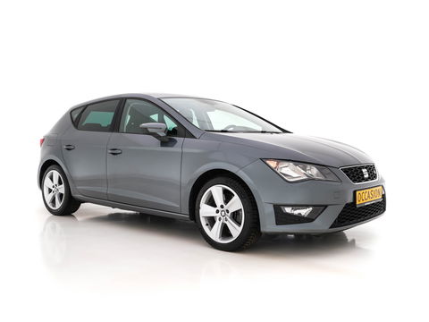 SEAT Leon 2.0 TDI FR Connect Aut. *LEATHER-MICROFIBRE | NAVI-FULLMAP | SPORT-SEATS | SEAT-SOUND | AMBIENT-LIGHT |  ECC | SHIFT-PADDLES | PDC | CRUISE | 17''ALU*